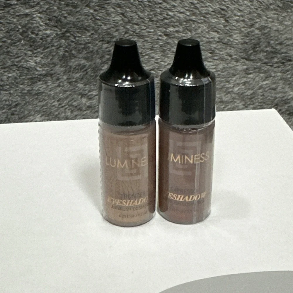 LUMINESS Airbrush Eyeshadow Lot of 2 Bronzer & Espresso 0.25 oz No Boxes Read